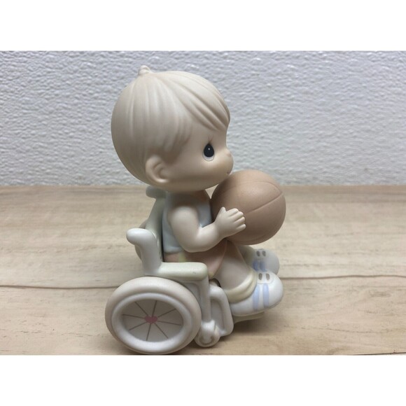 Vtg 1996 Enesco Precious Moments Give Ability A Chance Porcelain Figurine - Picture 4 of 12